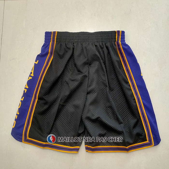 Short Los Angeles Lakers Mitchell & Ness Noir
